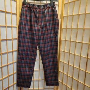 Sans Souci Women/Junior Plaid Casual Pants Sz S NWT